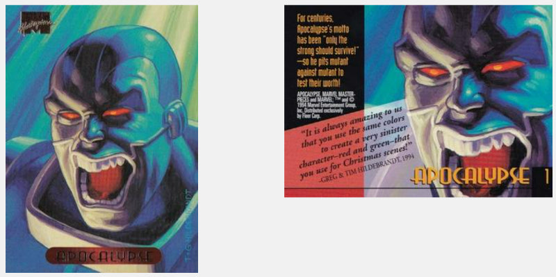 1994 Fleer Hildebrandt Brothers Marvel Masterpieces Base Singles #1 - 100 *Pick your own card