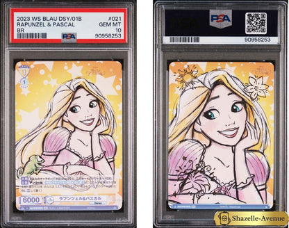 2023 Weiss Schwarz Disney Blau Disney Characters Rapunzel and Pascal Japanese PSA 10