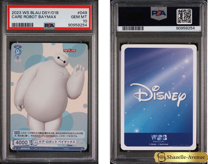 2023 Weiss Schwarz Disney Blau Disney Characters Care Robot Baymax Japanese PSA 10