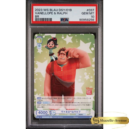 2023 Weiss Schwarz Disney Blau Disney Characters Vanellope and Ralph Japanese PSA 10