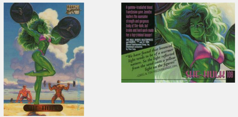 1994 Fleer Hildebrandt Brothers Marvel Masterpieces Base Singles #101 - 140 *Pick your own card