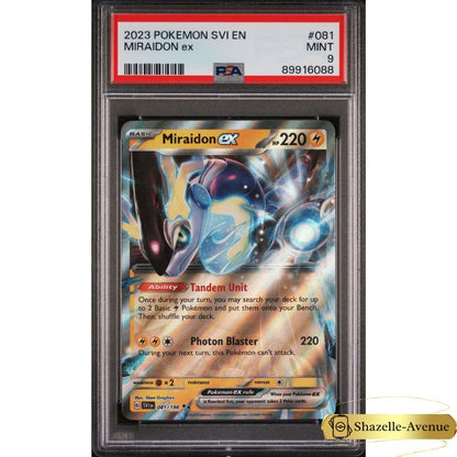 2023 Pokemon SVI EN Miraidon ex #081 PSA 9