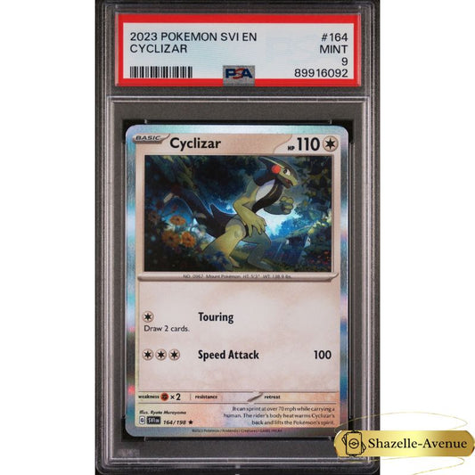 2023 POKEMON SVI EN-SCARLET & VIOLET 164 CYCLIZAR PSA 10