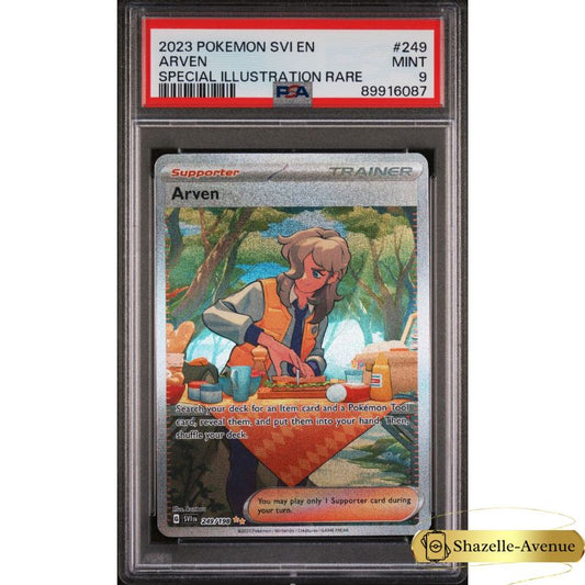 2023 Pokemon Svi EN-Scarlet & Violet #249/198 Arven PSA 9