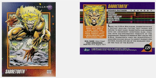 1992 IMPEL MARVEL UNIVERSE SERIES 3 #101 - 200 Pick your own card