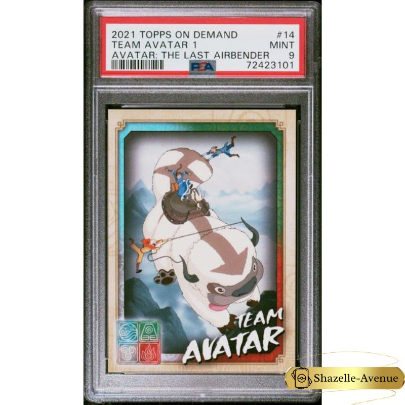 2021 TOPPS ON DEMAND AVATAR THE LAST AIRBENDER #14 Team Avatar PSA 9