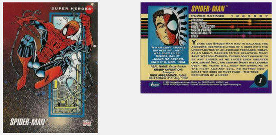 1992 IMPEL MARVEL UNIVERSE SERIES 3 #1 - 100 Pick your own card