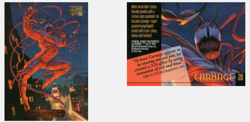 1994 Fleer Hildebrandt Brothers Marvel Masterpieces Base Singles #1 - 100 *Pick your own card