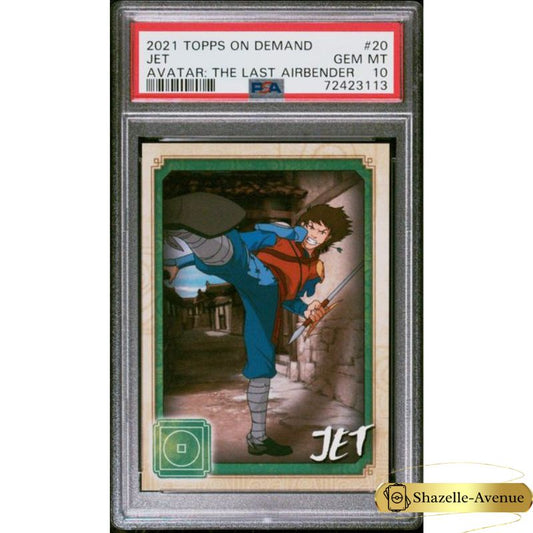 2021 TOPPS ON DEMAND AVATAR THE LAST AIRBENDER #20 Jet PSA 10