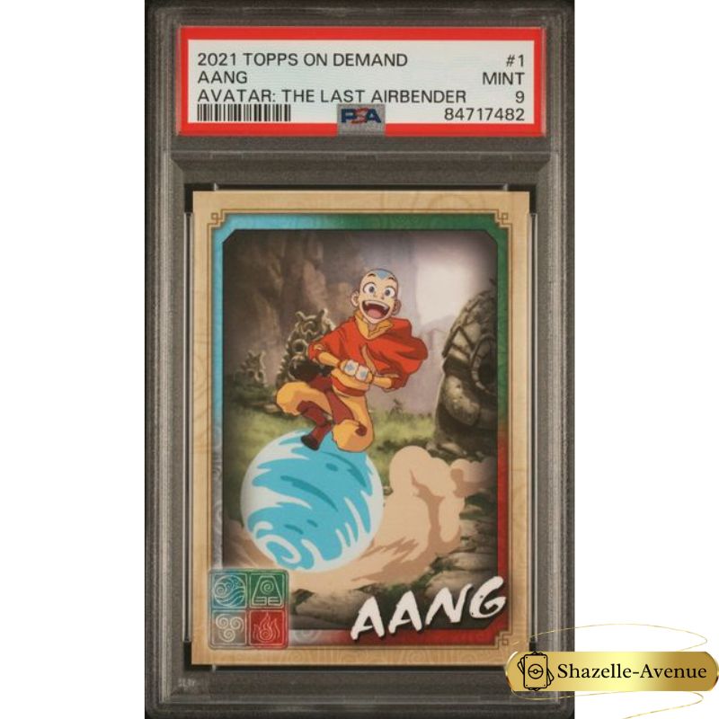 2021 TOPPS ON DEMAND AVATAR THE LAST AIRBENDER #1 Aang PSA 9