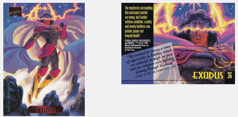 1994 Fleer Hildebrandt Brothers Marvel Masterpieces Base Singles #1 - 100 *Pick your own card