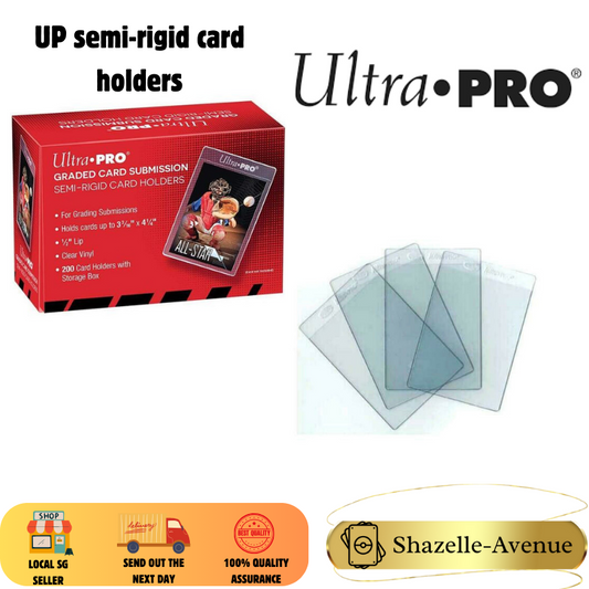 200 pcs Ultra Pro Semi Rigid 1/2" Lip Tall Sleeves (for grading submissions)