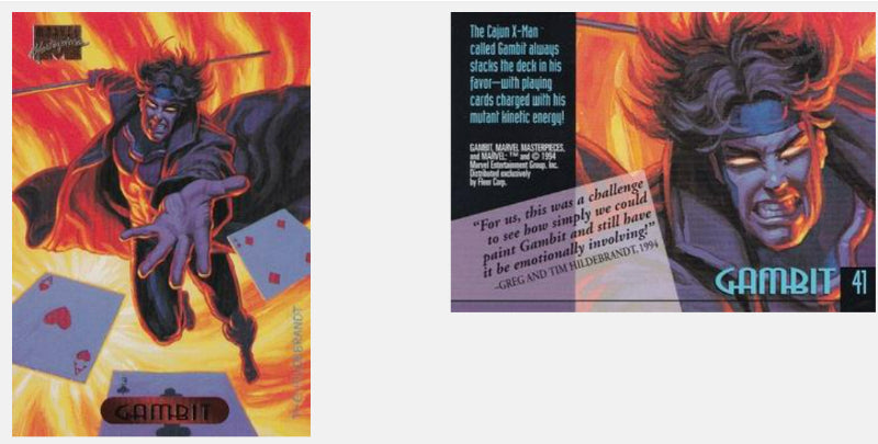 1994 Fleer Hildebrandt Brothers Marvel Masterpieces Base Singles #101 - 140 *Pick your own card