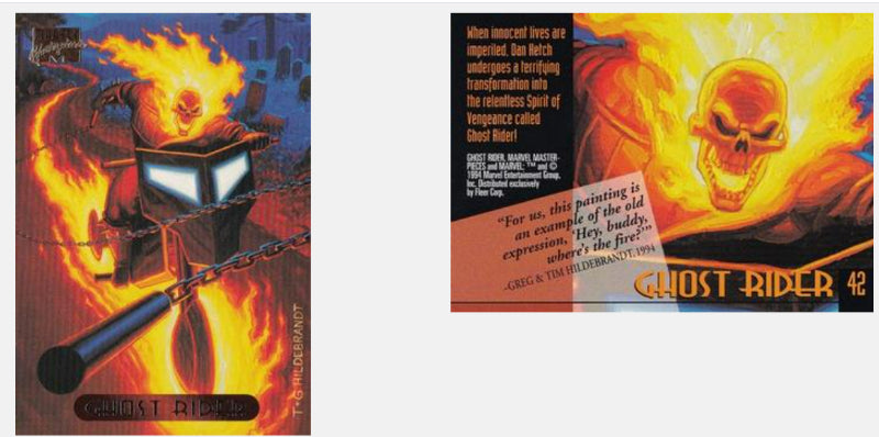 1994 Fleer Hildebrandt Brothers Marvel Masterpieces Base Singles #1 - 100 *Pick your own card