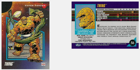 1992 IMPEL MARVEL UNIVERSE SERIES 3 #1 - 100 Pick your own card