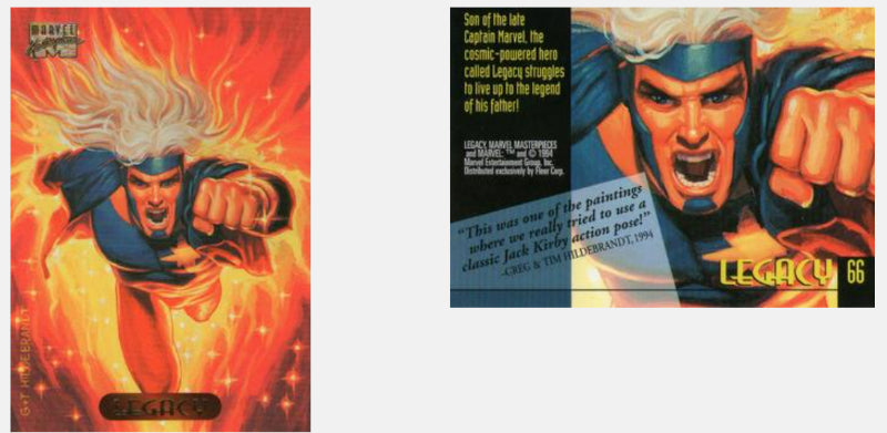 1994 Fleer Hildebrandt Brothers Marvel Masterpieces Base Singles #1 - 100 *Pick your own card