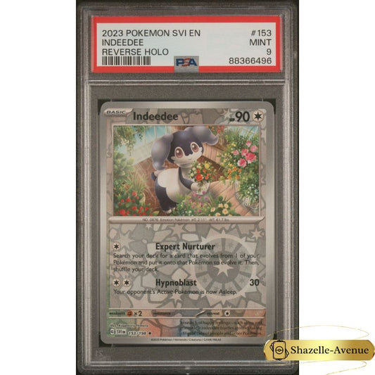 2023 Pokemon SVI En Indeedee Reverse Holo PSA 9