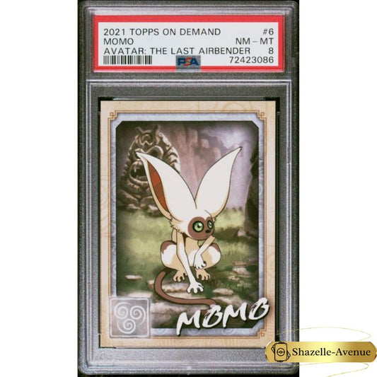 2021 TOPPS ON DEMAND AVATAR THE LAST AIRBENDER #6 Momo PSA 8