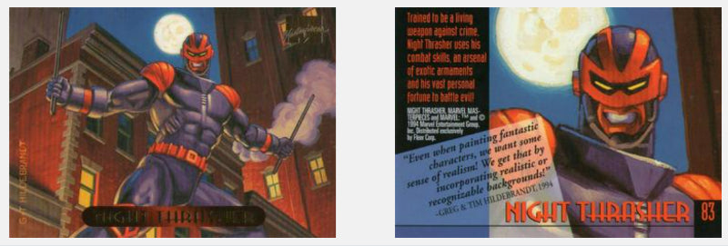 1994 Fleer Hildebrandt Brothers Marvel Masterpieces Base Singles #101 - 140 *Pick your own card