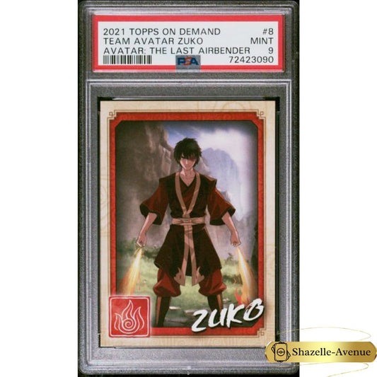 2021 TOPPS ON DEMAND AVATAR THE LAST AIRBENDER #8 Zuko PSA 9