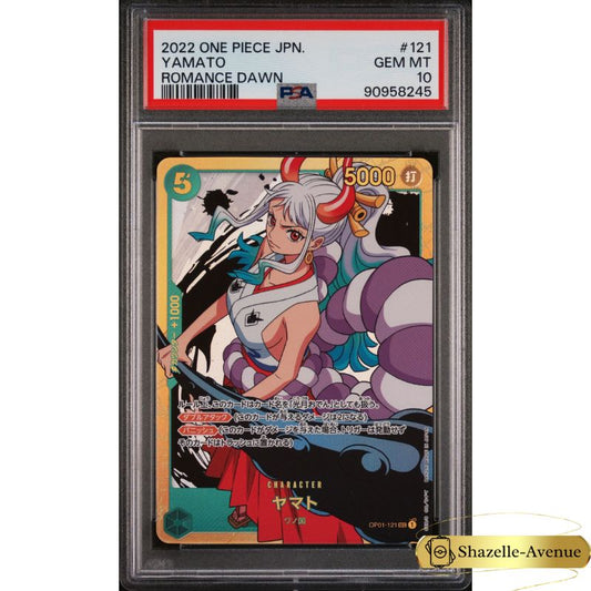 2022 Yamato Romance Dawn OP01-121 Japanese One Piece Card PSA 10