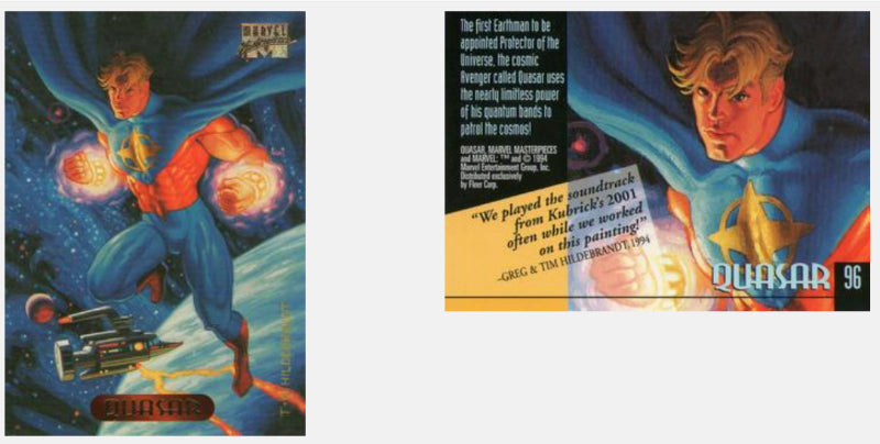 1994 Fleer Hildebrandt Brothers Marvel Masterpieces Base Singles #1 - 100 *Pick your own card