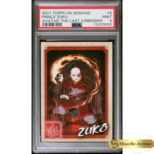 2021 TOPPS ON DEMAND AVATAR THE LAST AIRBENDER #9 Prince Zuko PSA 9