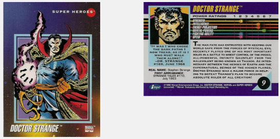 1992 IMPEL MARVEL UNIVERSE SERIES 3 #1 - 100 Pick your own card