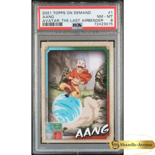 2021 TOPPS ON DEMAND AVATAR THE LAST AIRBENDER #1 Aang PSA 8