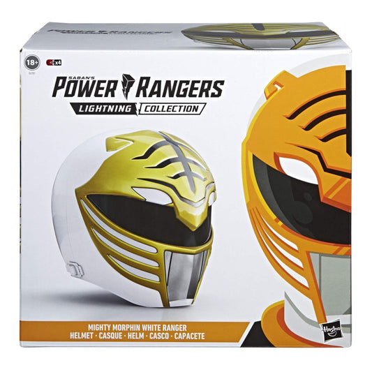 Hasbro Lightning Collection Mighty Morphin Power Rangers MMPR White Ranger Helmet